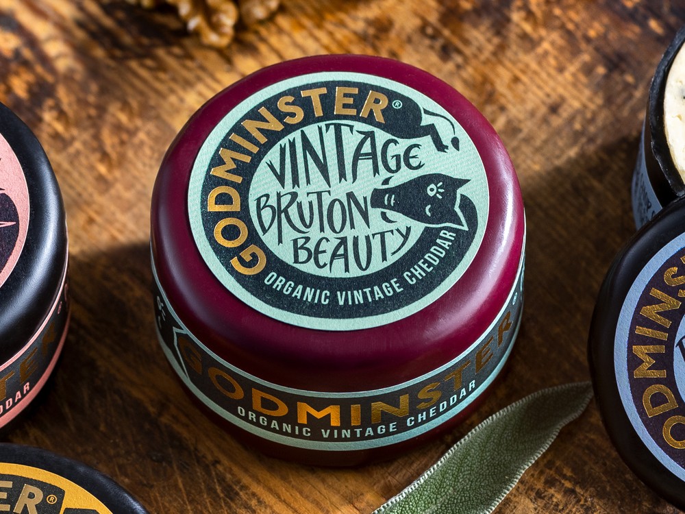 Godminster Vintage Bruton Beauty Organic Cheddar