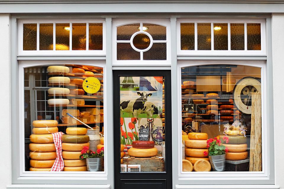Cheese shop in Netherlands